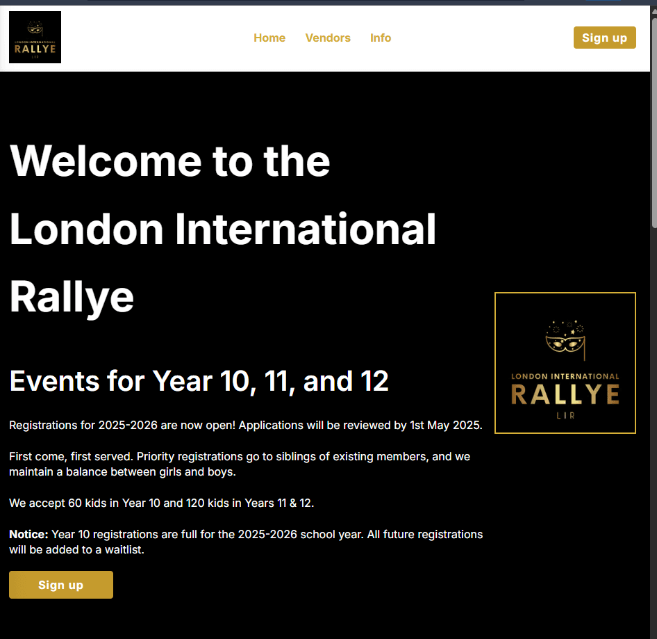 London International Rallye  screenshot 1