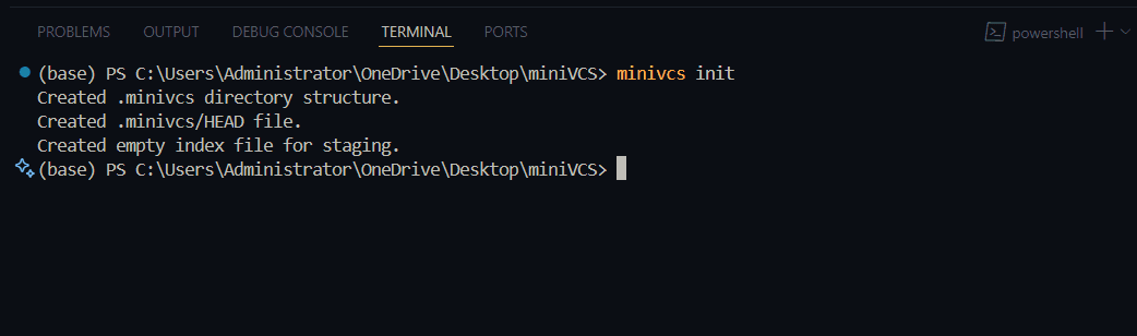MiniVCS screenshot 1