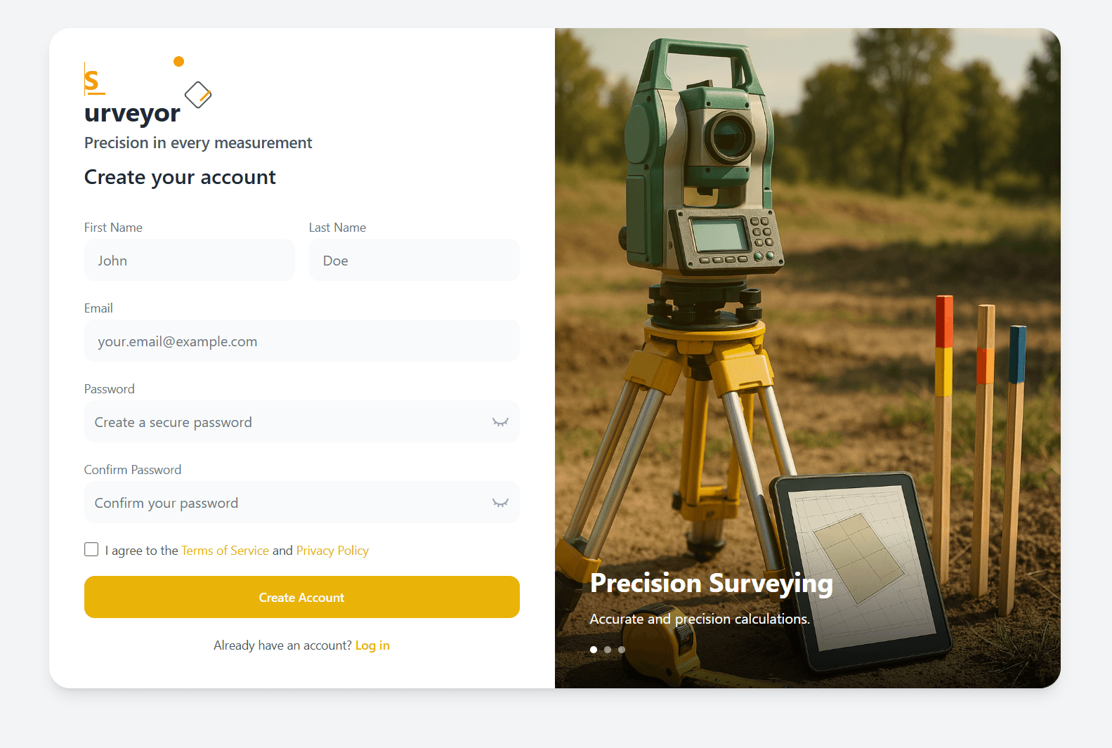 Surveyor screenshot 1